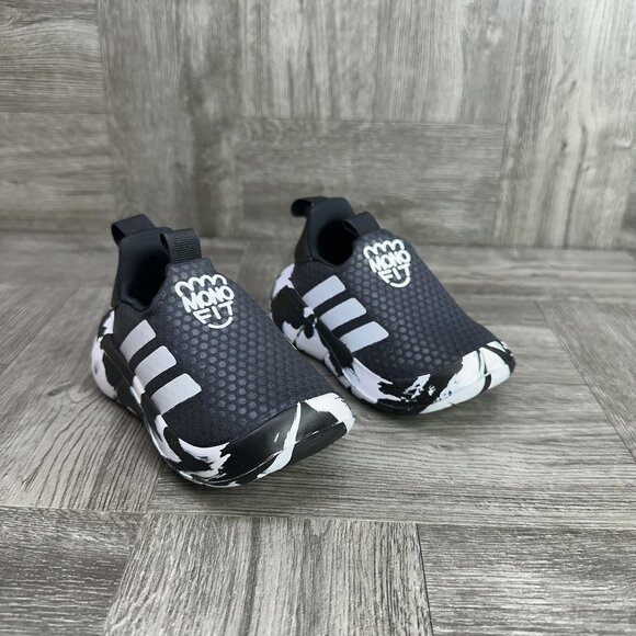 Adidas Monofit TR Infant size 5 Black White Slip On Training Shoes - Picture 2 of 8